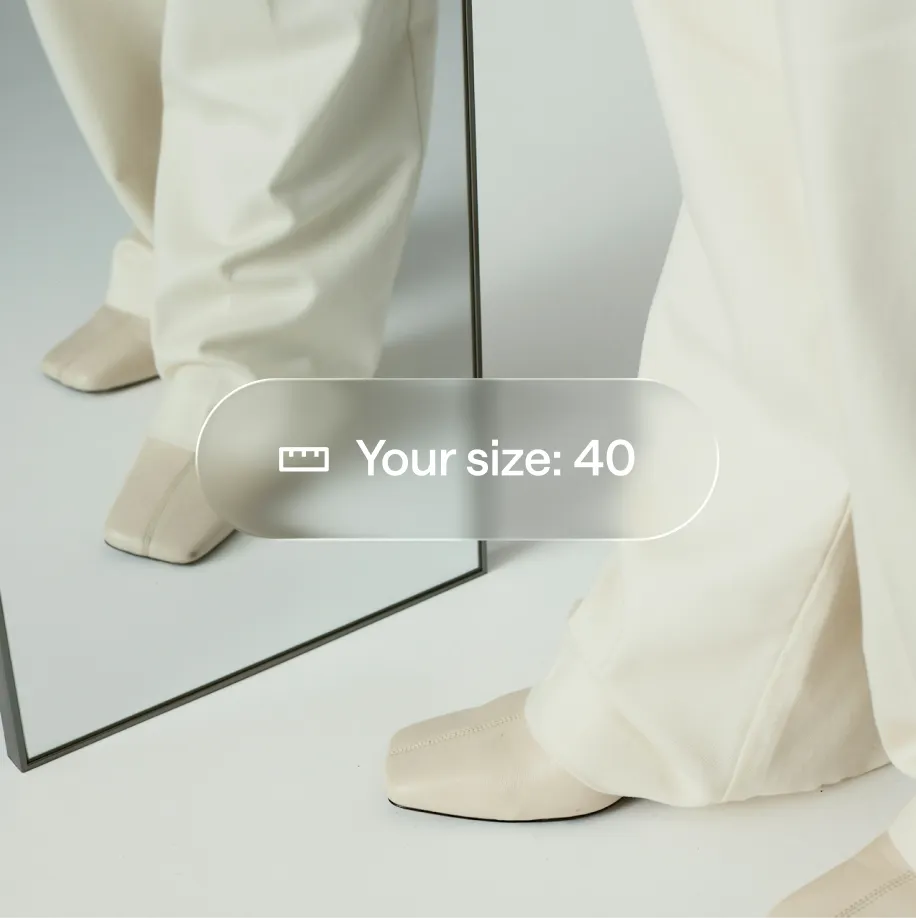 AI-powered size recommendations